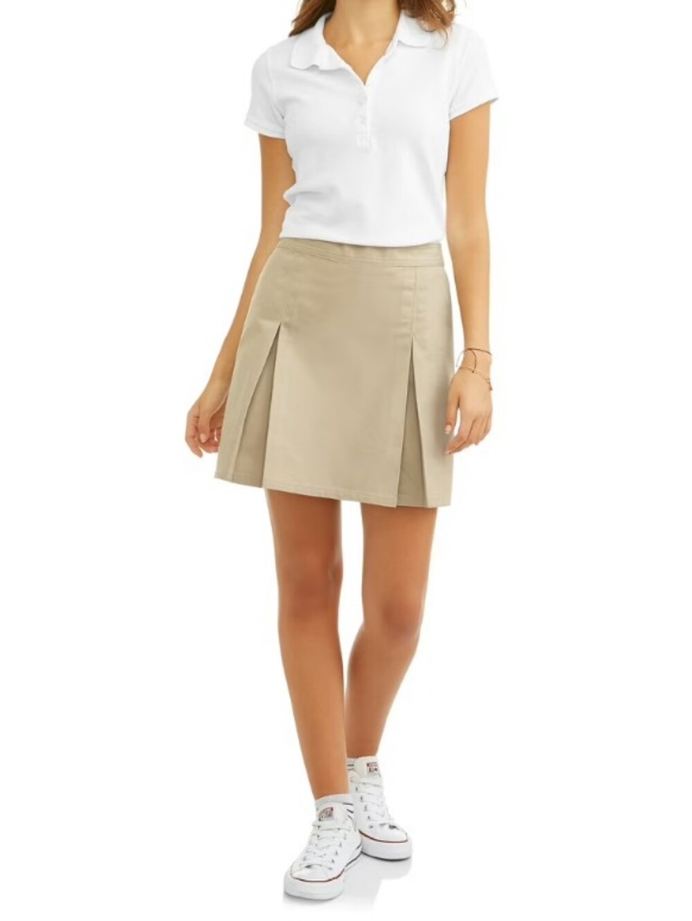 NWT Tan Cat & Jack Skort School Uniform 12 Plus